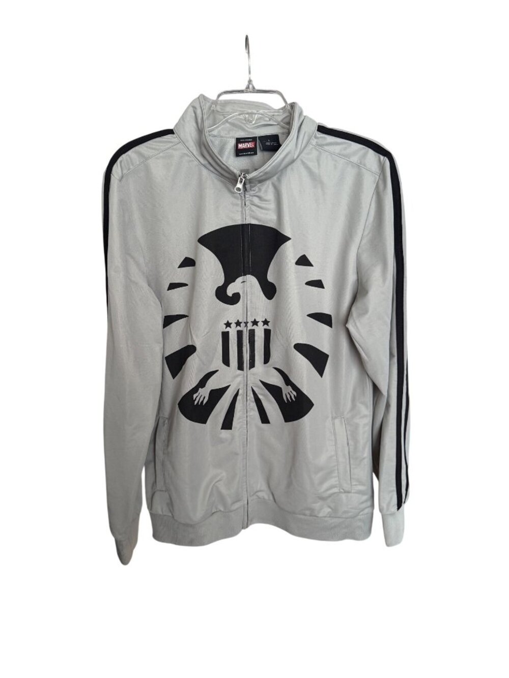 Marvel S.H.I.E.L.D. Field Agent Graphic Track Jacket Size L